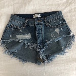 One teaspoon jean shorts